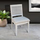 Lanyard Wood and Rattan Upholstered Dining Chair 2 Piece Set image number 1