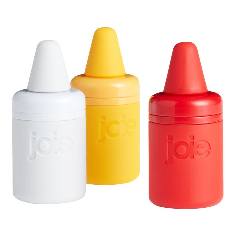 Joie Mini Condiment Squeeze Bottles 3 Pack image number 1