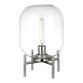Kari Clear Glass Cylinder and Metal Accent Lamp image number 0