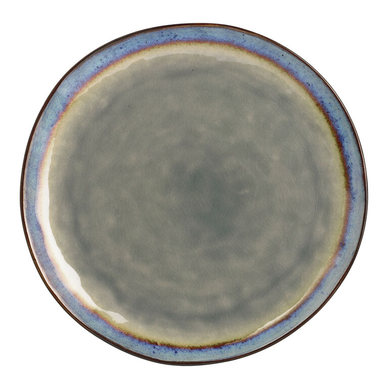Sota Gray Reactive Glaze Dinner Plate Set Of 4 image number 1