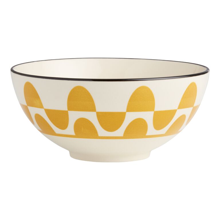Geometric Contrasting Noodle Bowl image number 1