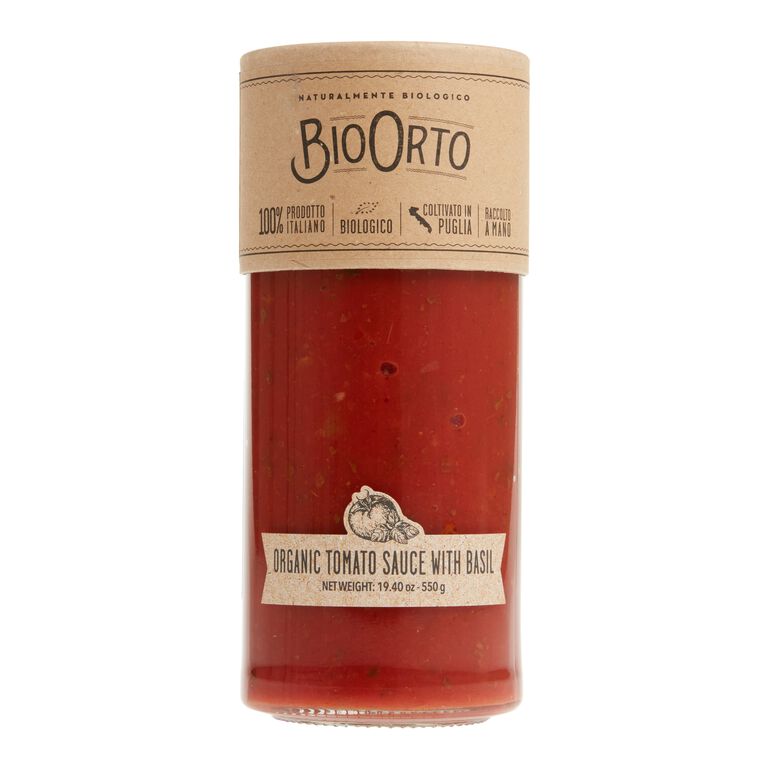 BioOrto Organic Basil Tomato Pasta Sauce image number 1