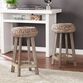 Atchinson Gray Water Hyacinth Counter Stool Set of 2 image number 1
