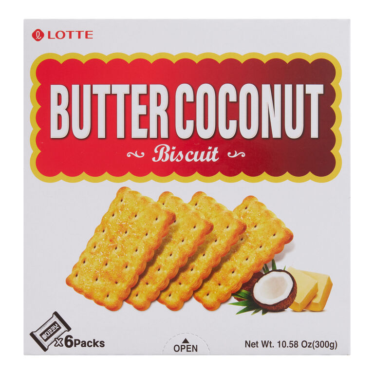 Lotte Butter Coconut Sweet Biscuits image number 1