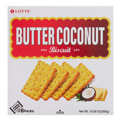 Lotte Butter Coconut Sweet Biscuits