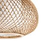 Reyna Natural Wicker And Jute Flush Mount Ceiling Light image number 3