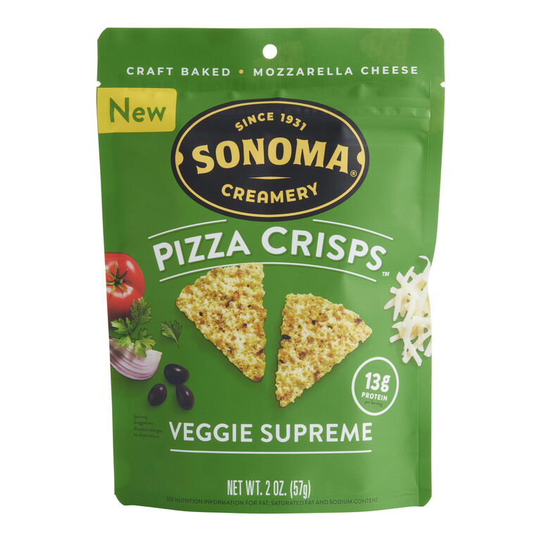 Sonoma Creamery Veggie Supreme Pizza Crisps Set of 2 image number 1