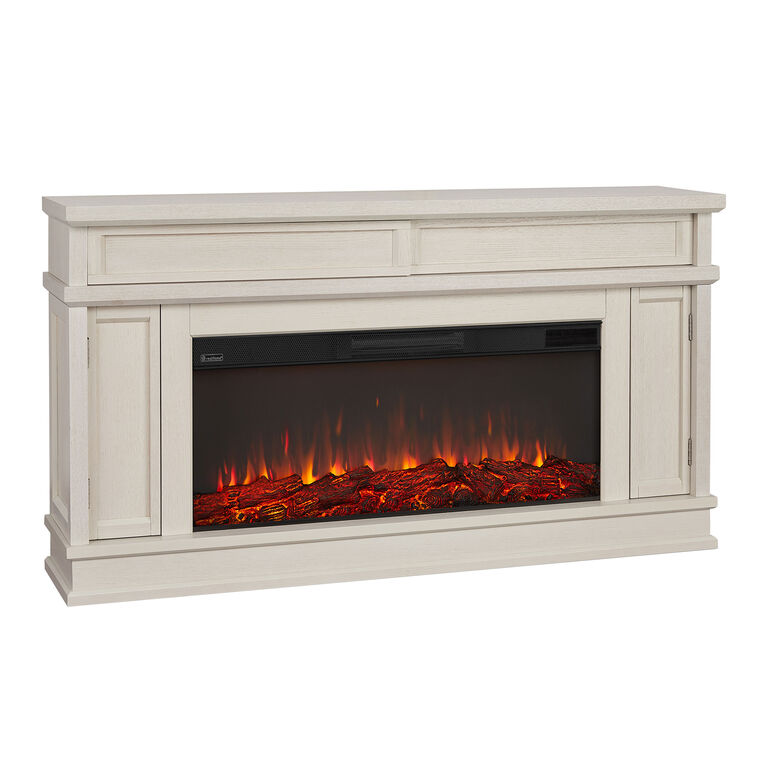 Rime Wood Electric Fireplace Media Stand image number 1