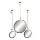 Round Metal Wall Mirrors With Jute Hangers 3 Piece image number 0