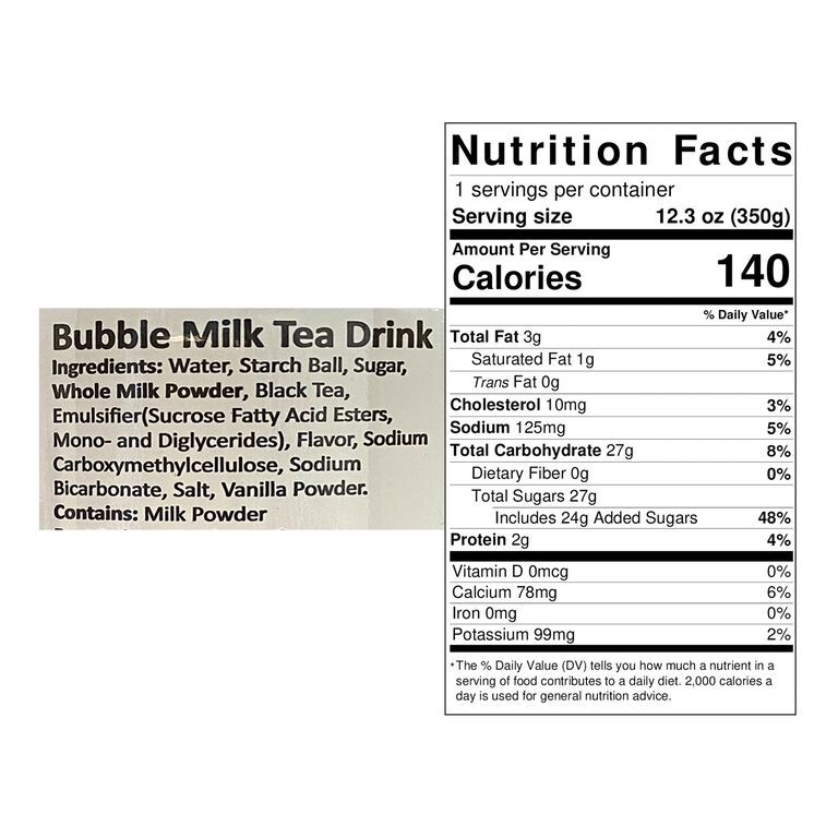 Rico Bubble Milk Tea Drink image number 2