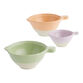 Joana Small Pastel Ceramic Nesting Prep Bowls 3 Piece Set image number 0