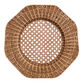 Handwoven Rattan Ruffle Charger Plate image number 0