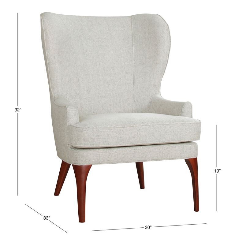 Nilan Wingback Upholstered Chair image number 4