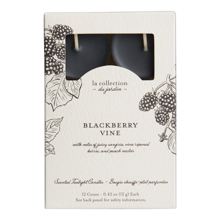 Jardin Blackberry Vine Tealight Scented Candle 12 Pack image number 1