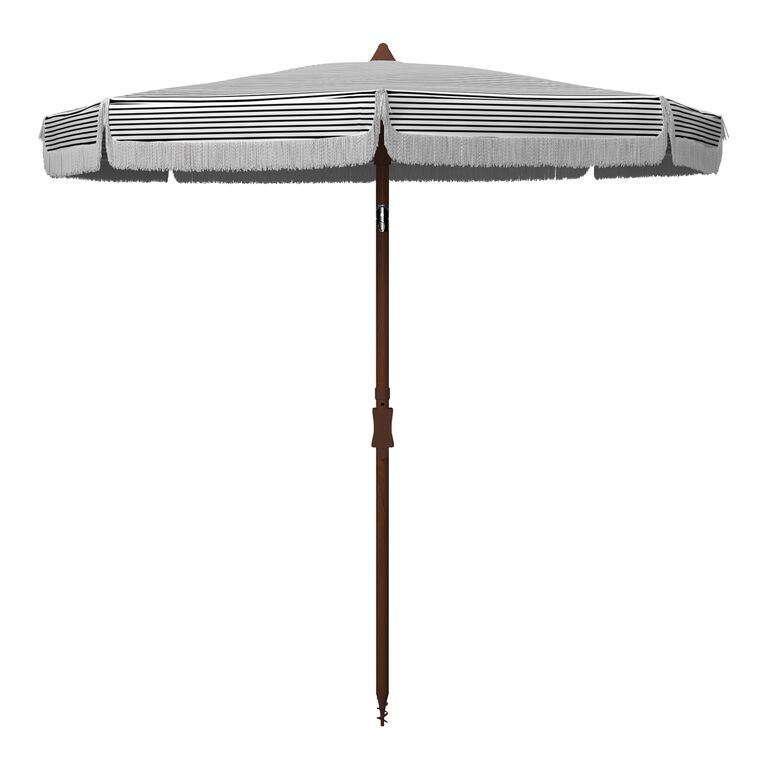 Thin Stripe 6.5 Ft Tilting Patio Umbrella image number 1