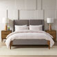 Gladys Gray Wingback Upholstered Queen Bed image number 6