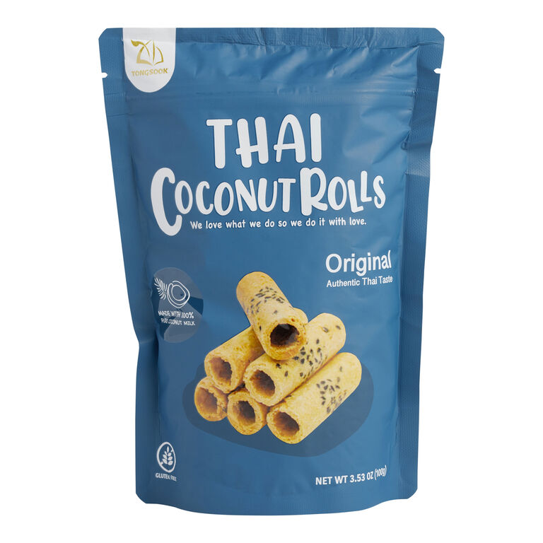 Tongsook Original Thai Coconut Roll Cookies image number 1