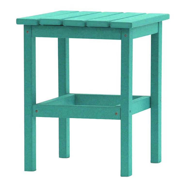 DuroGreen Square Recycled Plastic Outdoor End Table image number 2