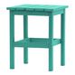 DuroGreen Square Recycled Plastic Outdoor End Table image number 1