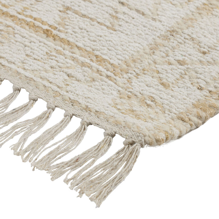 Naya Ivory and Natural Jute and Wool Reversible Area Rug image number 4