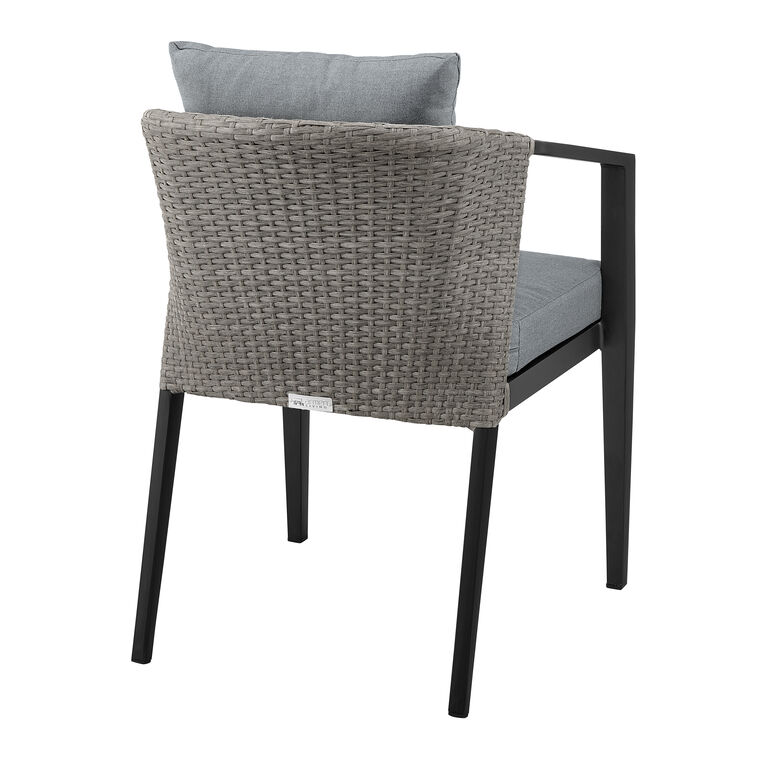 Lamia Metal and All Weather Outdoor Dining Chair 2 Piece Set image number 5