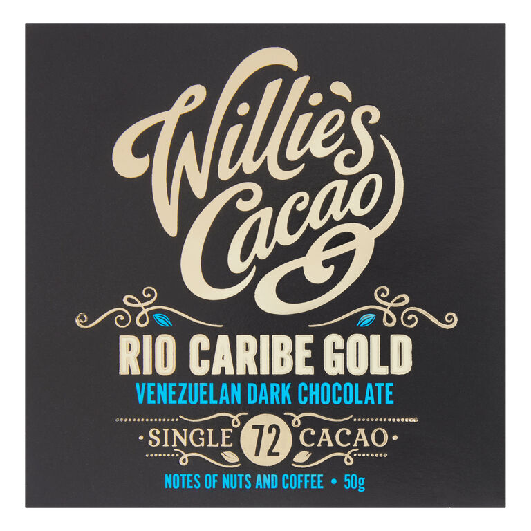 Willie's Cacao Rio Caribe Gold Dark Chocolate Bar image number 1