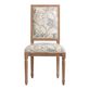 Paige Print Square Back Upholstered Dining Chair Set Of 2 image number 2