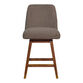 Worgan Boucle Upholstered Swivel Counter Stool image number 2