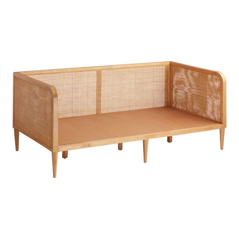 Kira Rattan Cane and Wood Daybed Frame image number 1
