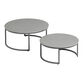 Zanotti Gray and Charcoal Outdoor Nesting Tables 2 Piece Set image number 0