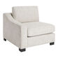 Hayes Cream Slope Arm Modular Sectional Left End Chair image number 0