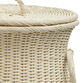 Blanca White Rattan Vase Shaped Basket image number 3