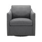 Melvin Gray Slope Arm Swivel Chair image number 2