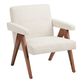 Braxton Ivory Flax Boucle A Frame Upholstered Chair image number 0