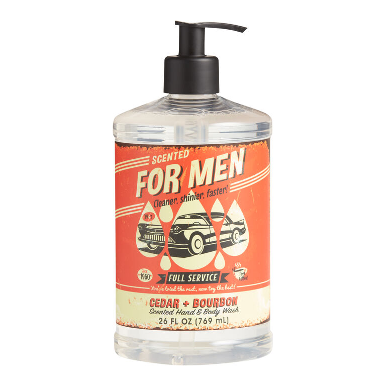 For Men Cedar & Bourbon Hand and Body Wash image number 1
