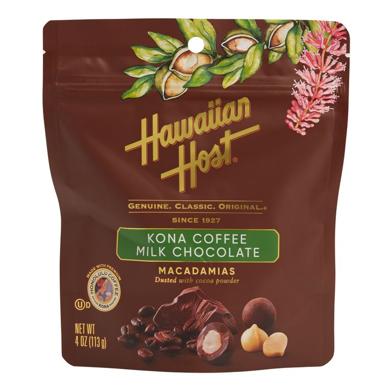 Hawaiian Host Kona Coffee Milk Chocolate Macadamia Nuts image number 1