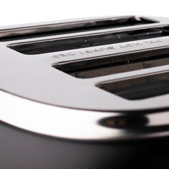 Haden Black and Copper Heritage 4 Slice Wide Slot Toaster