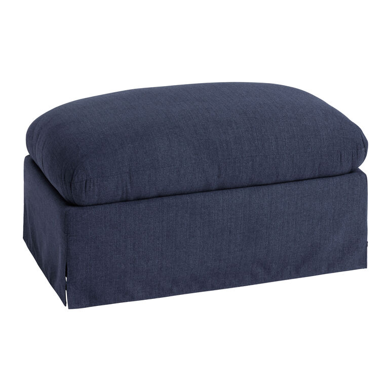 Brynn Feather Filled Sofa Ottoman image number 1