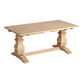 Avila Washed Natural Wood Extension Dining Table image number 3