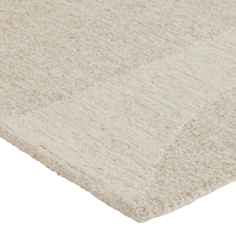 Nomad Undyed Abstract Tufted Wool Area Rug image number 4