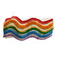 Rainbow Waves Indoor Outdoor Lumbar Pillow image number 0