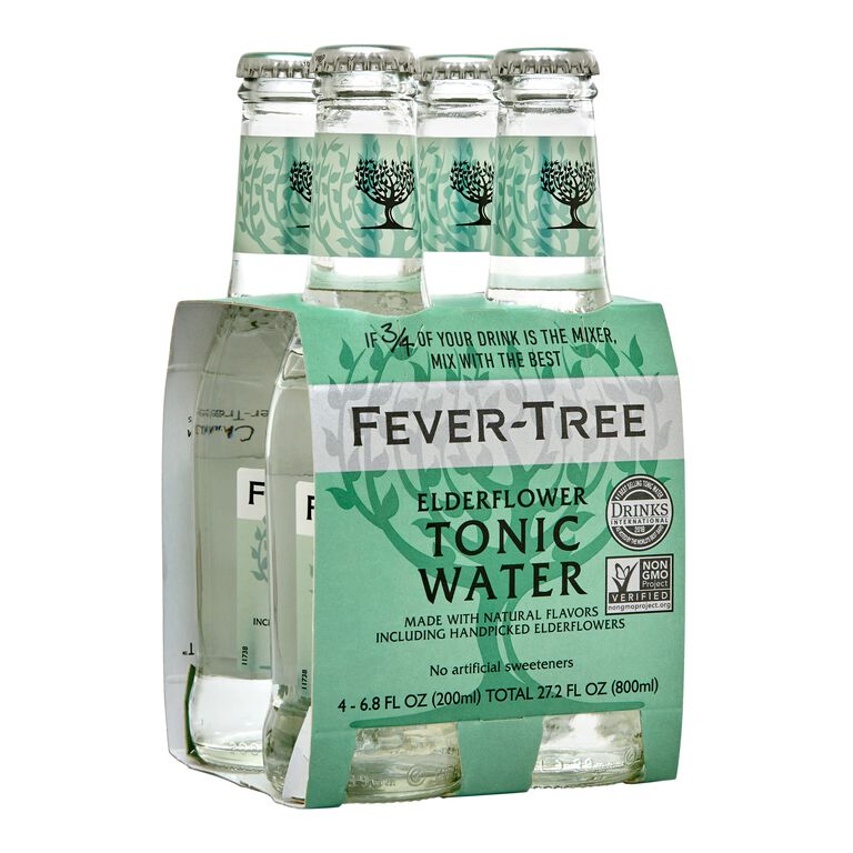 Fever Tree Elderflower Tonic Water 4 Pack image number 1
