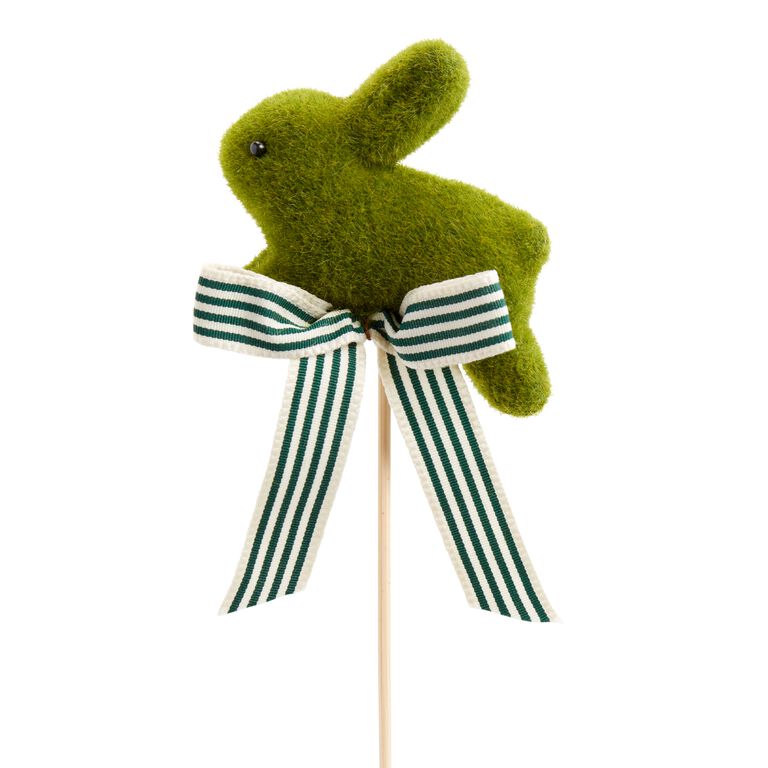 Green Leaping Bunny Picks Set of 2 image number 1