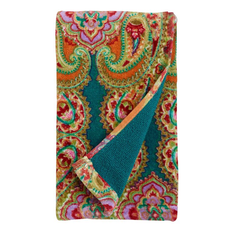 Venice Multicolor Paisley Hand Towel image number 1