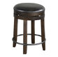 Hawes Mahogany And Metal Backless Swivel Counter Stool image number 0