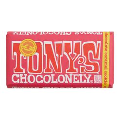 Tony's Chocolonely Caramel Cookie Milk Chocolate Bar
