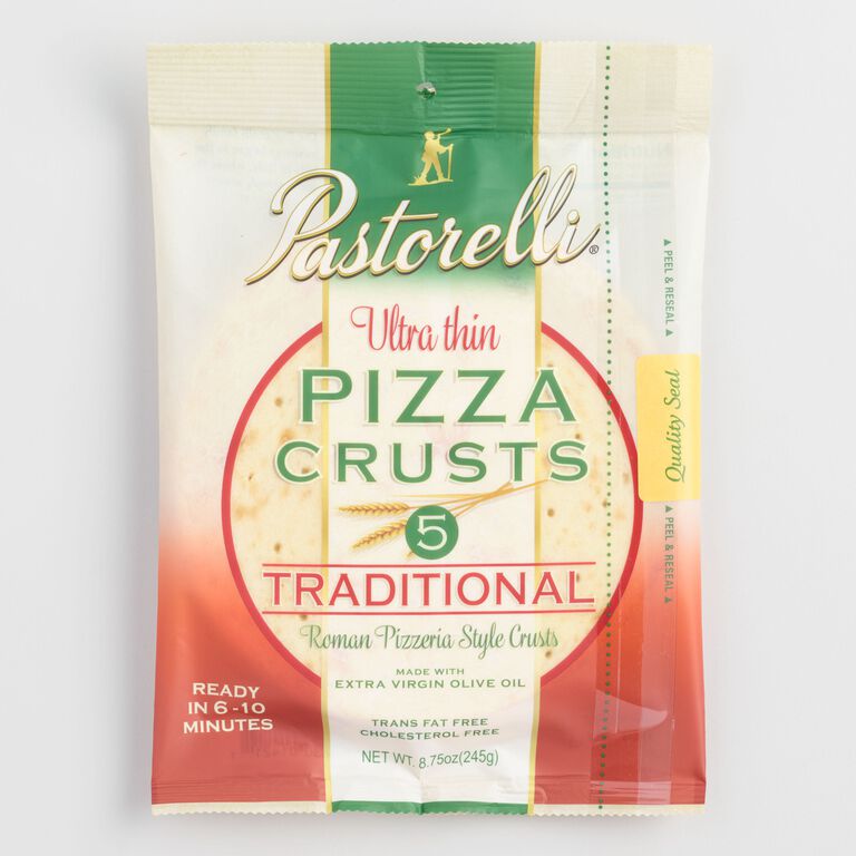Pastorelli Ultra Thin 7 Inch Pizza Crusts 5 Pack image number 1