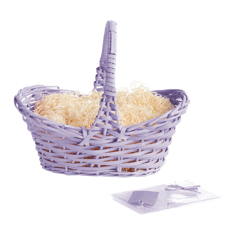 Woven Spring Gift Basket Kit With Handle image number 1