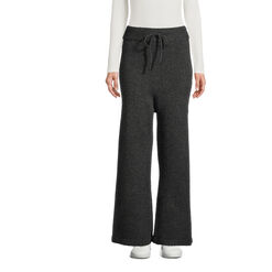 Charcoal Recycled Yarn Knit Lounge Pants