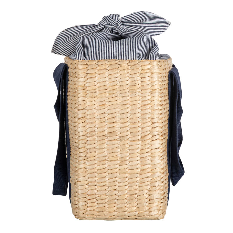 Picnic Time Parisian Seagrass Insulated Picnic Basket image number 5